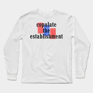 Copulate the establishment vintage f the police vintage Long Sleeve T-Shirt